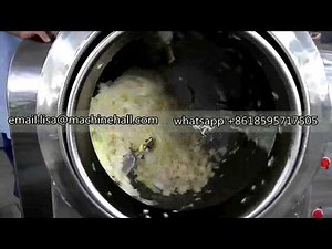 Commercial Fried Rice Machine Working Production Process|How to Make Fried Rice