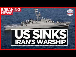 US SINKS IRAN WARSHIP LIVE | Breaking News: US Submarine Strikes Iranian Vessel with Torpedoes