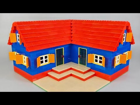 How To Build a Lego House MOC | Building Blocks Instructions | Satisfying Diy #lego #legomoc #diy