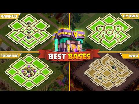 Pro TH14 Bases That CRUSH Meta Attacks 🔥 Anti-Edrag & Hybrid