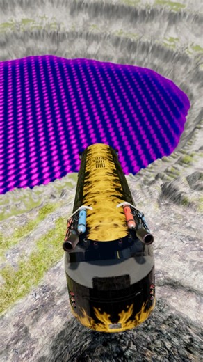 Cars vs Giant Lava Pit - BeamNG.drive #beamng #shorts #beamngdrive #automobile #usa #viral #brasil