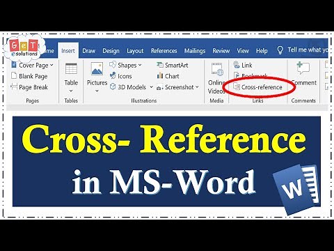 Cross Reference in MS Word | Cross Reference use in MS Word | Cross reference in Word in hindi
