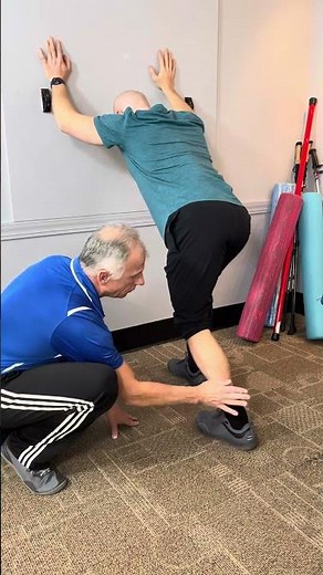 Important to stretch both muscles of the calf!