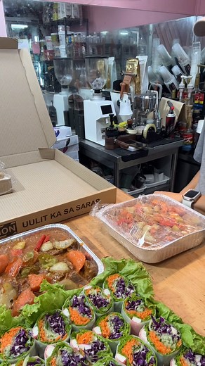 Rush order Mukbang Box 🍱🍗🥗 2500 pesos only with 1000ml de nata drink and party tray rice!!! We accept rush order until 9pm 😎 | Aling Jackie's Kitchen