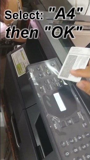 Kyocera Taskalfa 2020 ID back to back copy procedure #kyocerataskalfa #copier #scanner