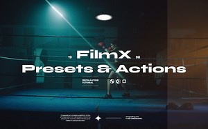 CINE 电影胶片彩色负片预设人像风光城市人文扫街LR预设和动作 FILMX PRESETS & ACTION