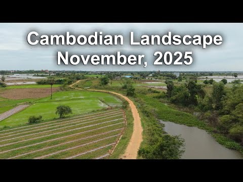 Amazing Cambodian Countryside Views! Shot on DJI Air 3S 4K 30FPS | Stunning Rural Landscape