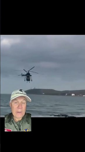 Helo Lands Hard Breaking Off Tail