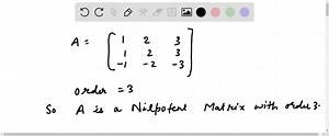 SOLVED:If A and B are nilpotent matrices then A B will be a nilpotent matrix if (a) A B=A B (b) A B=B A (c) A-B=A B (d) none of these