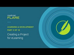 Learning and Development Part 2 of 10: Creating a Project for eLearning