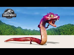 THE TITANOBOA SNAKE - JURASSIC DINOSAUR BATTLE || JURASSIC WORLD EVOLUTION