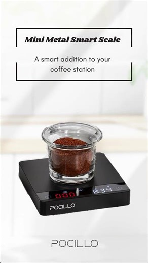 POCILLO Mini Metal Smart Scale