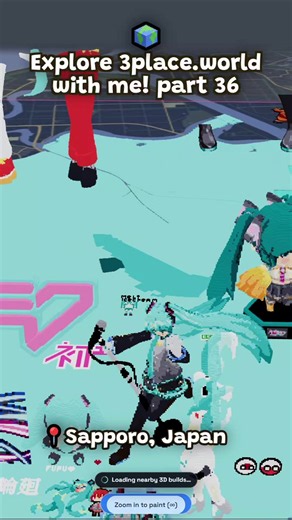 Hatsune Miku and More in 3place World - Forsaken Roblox r/place
