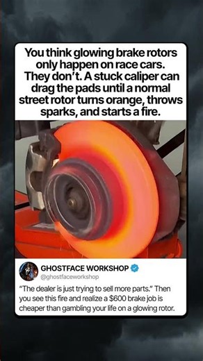 THE BRAKE FIRE WARNING