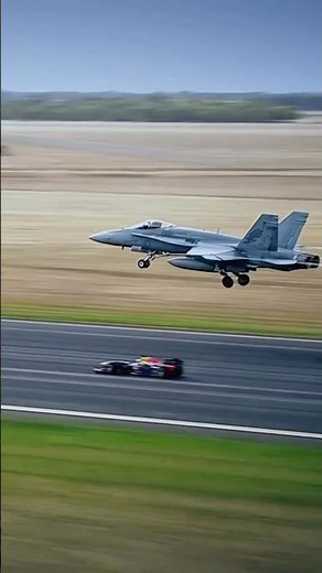 F1 Car Vs Jet 🏎️✈️ #shorts #f1