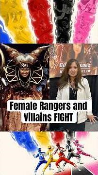 Female Power Rangers and Villains FIGHT! #powerrangers