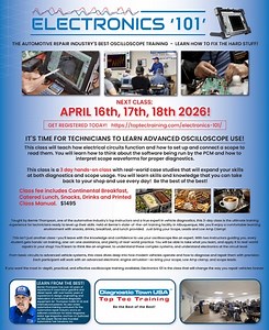 ATS Electronics 101 and Advanced Scope Training – Diagnostic Network