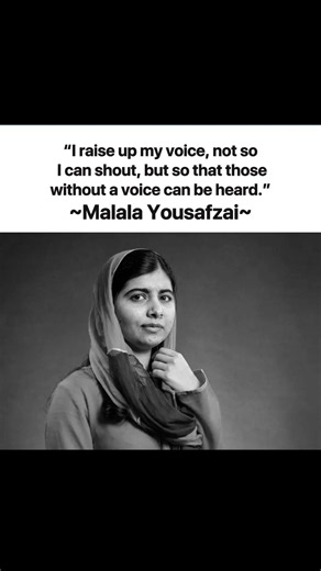 Malala Yousafzai #feminineenergy #trending
