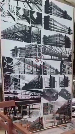 industrial architecture model 1:25 | architecture project @jedormo 🏗️⚒️🧡