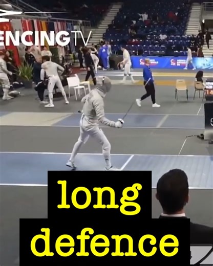 Most underrated long defence? #fencing #sabre #korea