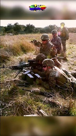 U.S. Marines 1st Battalion fire M240B machine guns training