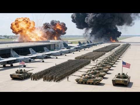Shocking the world! Deadly Russian missiles destroy US Army and Air Force fleets - ARMA 3