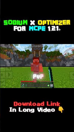 Sodium X Optimizer FPS Boost Pack For MCPE 1.21+ #mcpe #minecraft