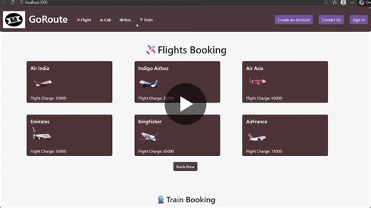 Multi-Transport Ticket Booking App with React.js | Rajammal K posted on the topic | LinkedIn