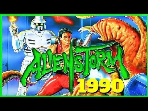 Playing Alien Storm ARCADE 1990