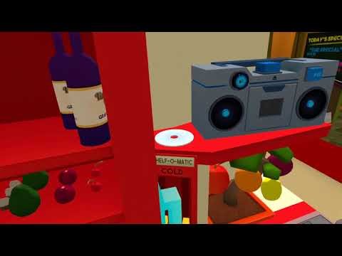 Playing VR Job Simulator Gourmet Chef ￼