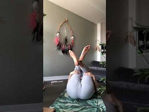Up Close Beautiful Feet Yoga Challenge - Arch your Back and Raise your Feet in the Air
