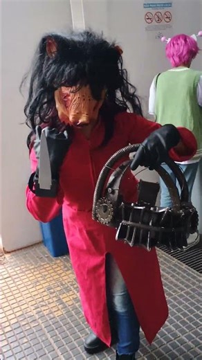 COSPLAY DE AMANDA JOGOS MORTAIS! JIGSAW! #cosplay #event #naruto #anime #terror #jigsaw