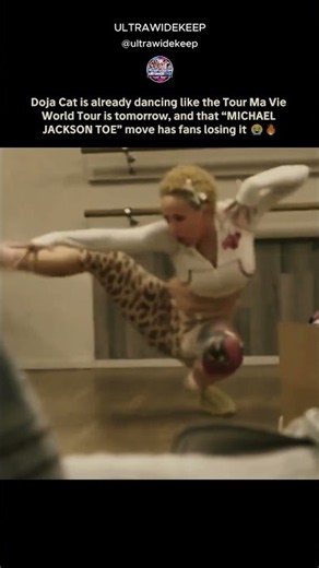 doja cat locking in and completely owning the studio floor during rehearsals for her tour #dojacat
