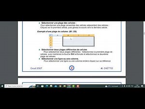 cours tableur explication complète