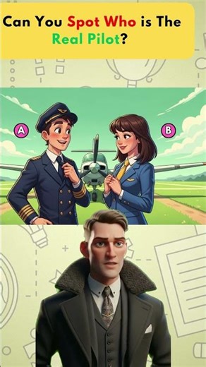 Can You Guess Who the Real Pilot Is? ✈️ Only 5% Solve This Riddle