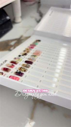 24/308✨ #gemart #nailart #naildesigns #nailtutorial