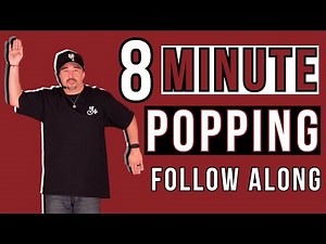 Popping Dance Tutorial- 8 Minute Follow Along (Intermediate/Advanced)