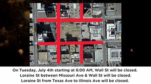 Get ready to celebrate the 4th at the Star-Spangled Salute in Downtown Midland! Below is a guide to which roads will be closed and where to park to make your arrival as seamless as possible. #cityofmidlandtx | City of Midland, Texas - City Government