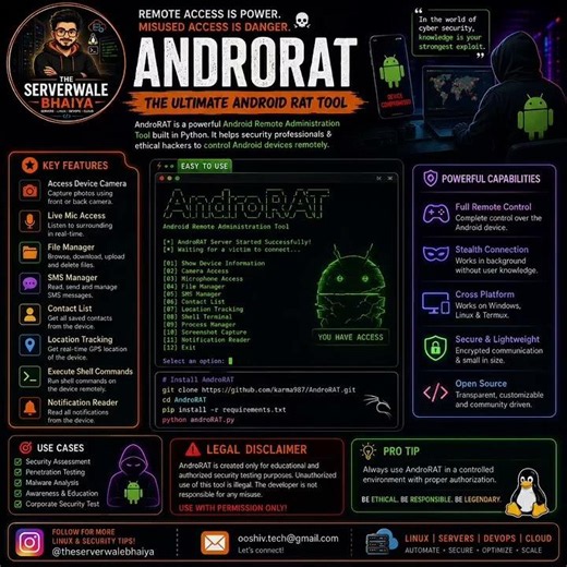 AndroRAT Explained in 5 Seconds | Android Malware Awareness