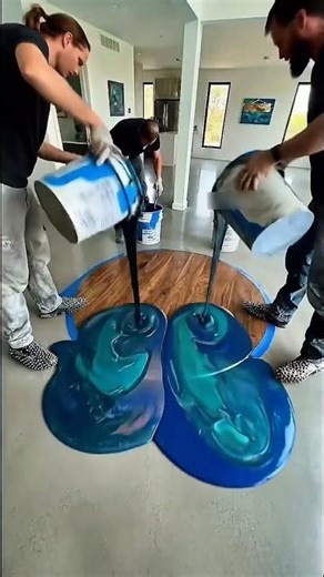 He Built a Fish Floor Inside His House 😱🐟 #shorts #viral