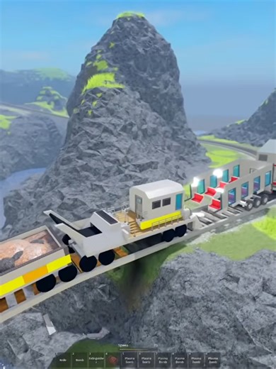 Train Driving Challenge on Roblox: High-Speed Mountains