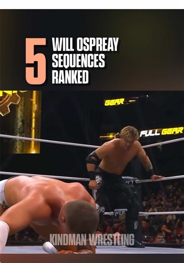 5 WILL OSPREAY SEQUENCES RANKED #wrestling #aew #willospreay #wrestlingtiktok #fyp
