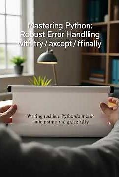Python error handling with try/except/finally | Auto Video