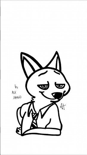 how to draw nick wilde - Zootopia