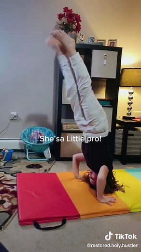 Little gymnastics professional ! #progymnast #gymnasticschallenge #daughter #girllife #gymnasticlife #fyo #foryou