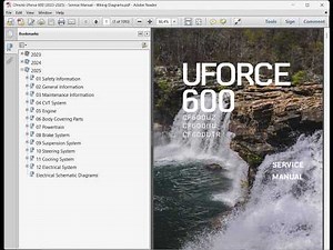 Cfmoto Uforce 600 2023-2025 - Workshop Service Repair Manual - Electrical Wiring Diagrams