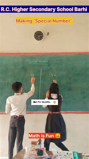 [manish_6.4] on Instagram: "Maths is not just numbers — it’s fun, creativity, and logic! 🤩✨ In this reel, explore some special numbers that make maths magical! 💫 Perfect classroom vibes 🎒👩‍🏫👨‍🎓 — teacher and student learning together through maths activities. Because when you enjoy maths… numbers start dancing! 💃🧮 #MathsIsFun #MathsSpecialNumber #MathsActivity #MathsReel #MathTeacher #MathsWithFun #MathsLearning #MathsClass #MathsVibes #TeacherAndStudent #SchoolLife #CreativeLearning #M
