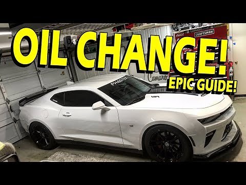 How to Change Your Oil (Guide) - 2016-2024 Camaro SS