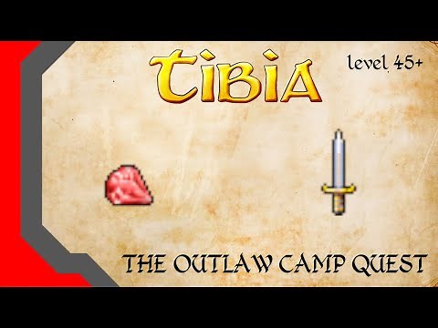 Tibia: The Outlaw Camp Quest [Brigth Sword Quest]| Level 45 | Free Account