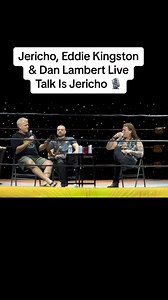 9.3K views · 98 reactions | Throwing it back to 2023 when a live Talk Is Jericho between Eddie Kingston, Dan Lambert and Captain Chris! ️ We've got a bunch TIJ podcasts that are sure to keep you on your toes! Check them out at https://www.chrisjerichocruise.com/news/new-five-alive-podcasts/ Secure one of the VERY LIMITED newly released cabins at chrisjerichocruise.com | Chris Jericho Cruise | Facebook